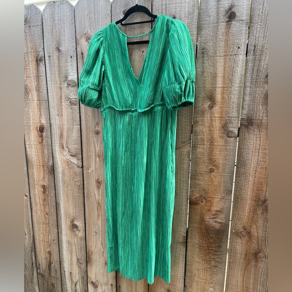 Emerald Anthropologie Dress